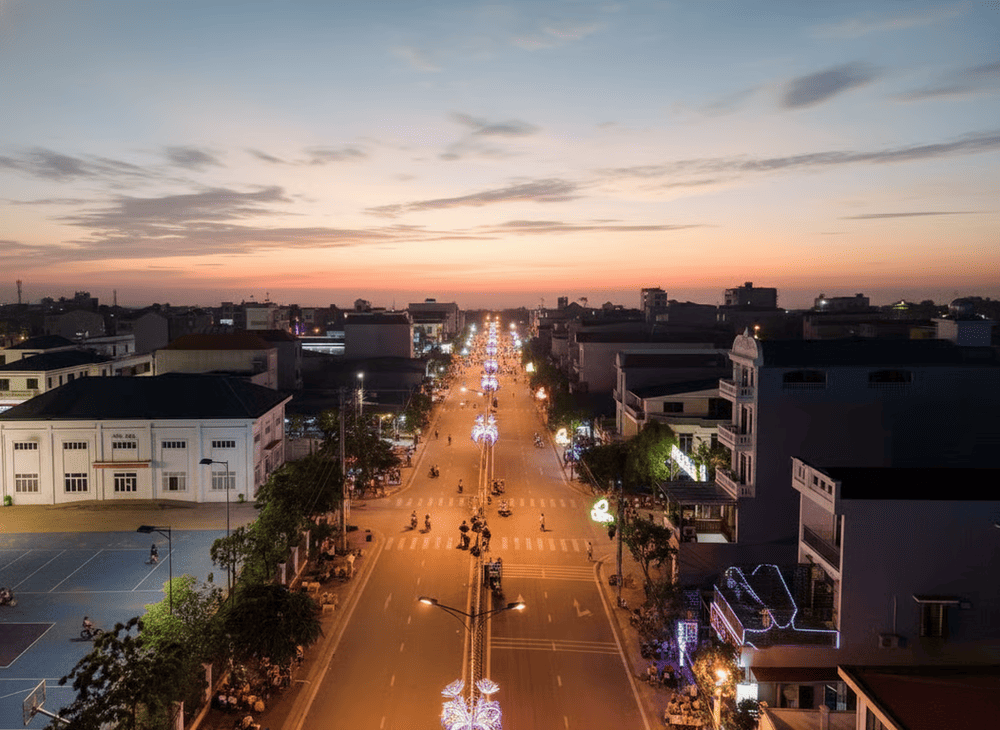 To&agrave;n cảnh phố đi bộ An B&igrave;nh